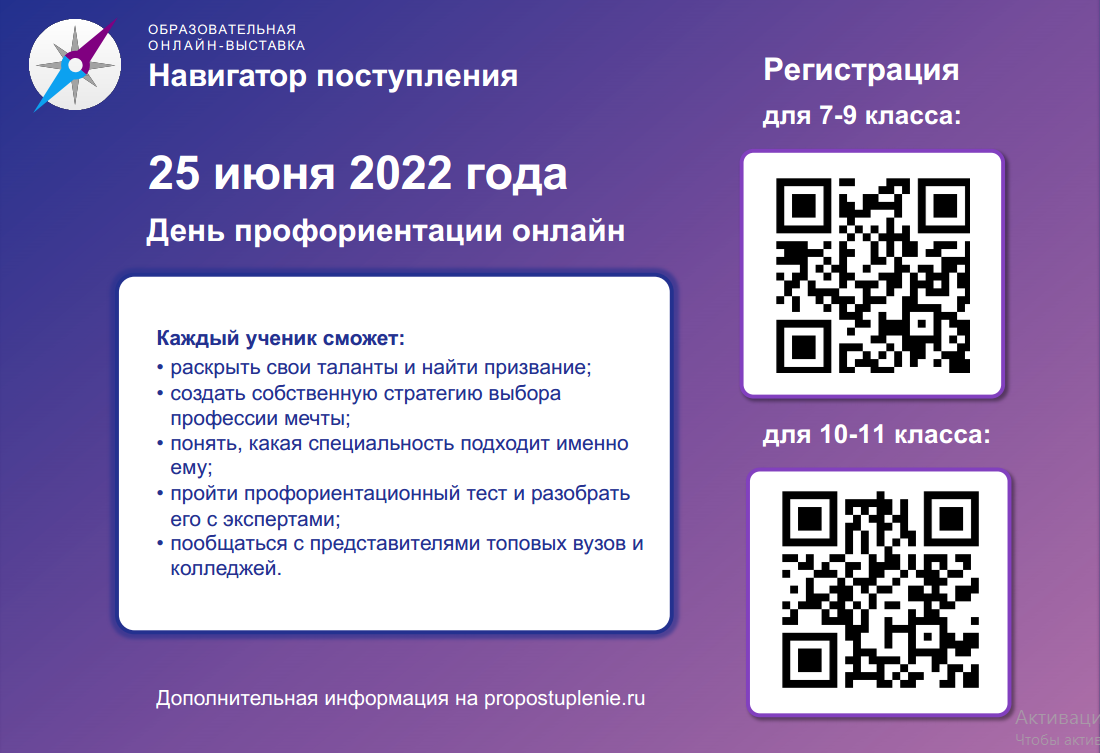 Просветительское мероприятие «Навигатор поступления: день профориентации» |  Мамоновская средняя школа